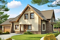 Просторный комфортабельный дом с дополнительной гостиной на втором этаже.