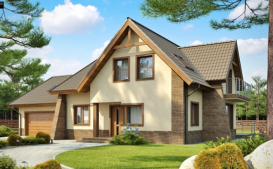 Просторный комфортабельный дом с дополнительной гостиной на втором этаже.