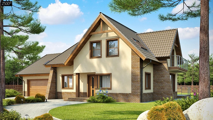 Просторный комфортабельный дом с дополнительной гостиной на втором этаже.