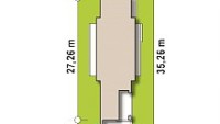Минимальные размеры участка для проекта Zx129
